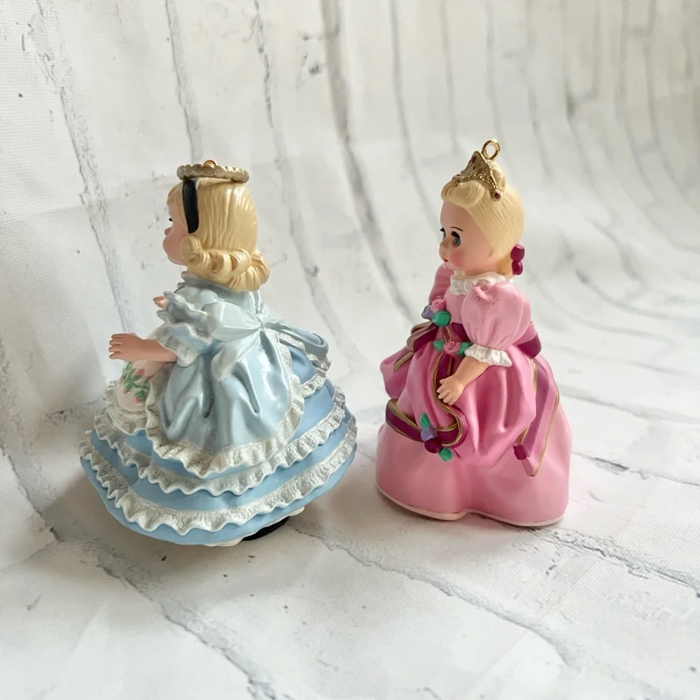 Hallmark Keepsake Madame Alexander Ornaments Cinderella, Alice in Wonderland Set